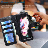 2024  New Foldable Mobile Phone Leather Z Fold 5 Case Cover