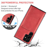For Samsung S21/S22 Magnetic Leather Phone Case
