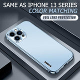 Primary Color Ultra-Thin Anti-Collision Alloy Frame Protective Shell Is Suitable for IPHONE