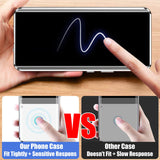 Magnetic Double Sided Tempered Glass Phone Case for Samsung S-Series