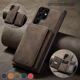 For Samsung S21/S22 Magnetic Leather Phone Case