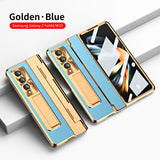 Compatible with Samsung Zfold3/Zfold4 Flat Hinge Folding Shell and Membrane Integrated Phone Case