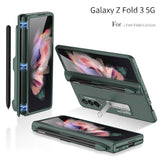 Magnetic Ultra-thin Folding Full Cover Hinge With Pen Holder Samsung Z Fold3 Protective Case