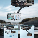 Car Mobile Phone Holder For Car Rearview Mirror Travel Recorder