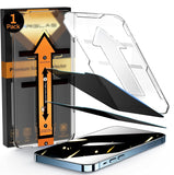 Anti-Spy Screen Protector With Auto Alignment Kit For iPhone