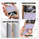 Suitable For Samsung Zflip3 Small Fragrance Wind Ring Phone Case