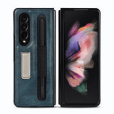 Samsung Z Fold3 Mobile Phone Case Galaxy Fold 3 5G With S-pen Pen Case Holder Protective Cover